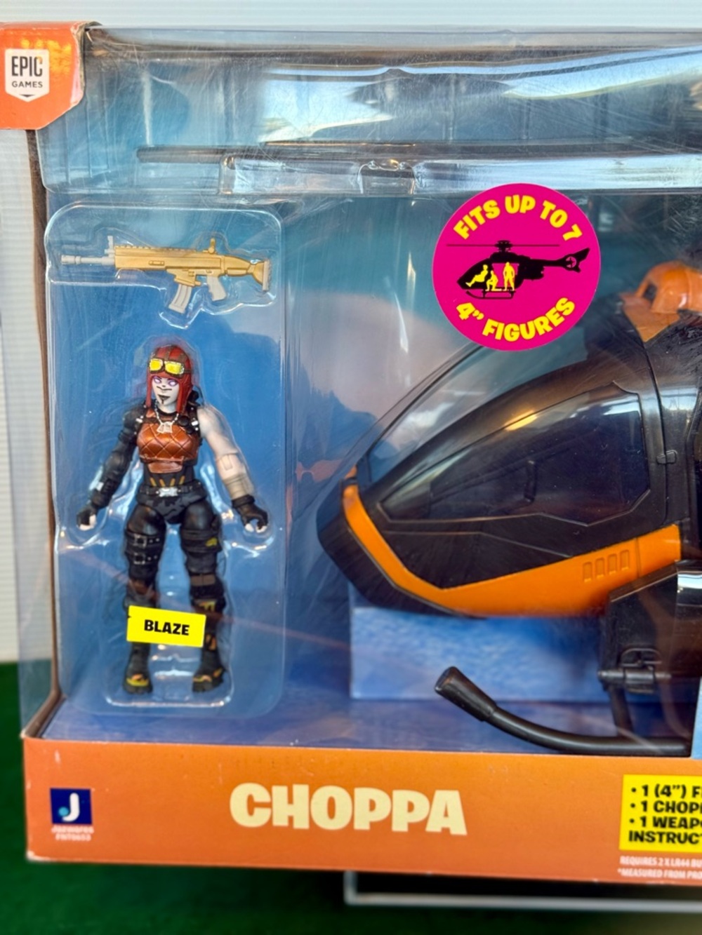 Fortnite Blaze & Choppa * Jazwares * Lights * 17 in * NIB * 2021 * Discontinued